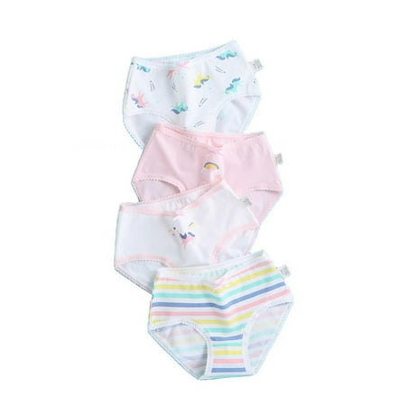 bangyoudaoo 4Pcs Baby Kids Underwear Breathable Cotton Panties Toddler Girls Undies Soft Assorted Briefs Style5 100
bangyoudaoo 4Pcs Baby Kids Underwear Breathable Cotton Panties Toddler Girls Undies Soft Assorted Briefs Style5 100