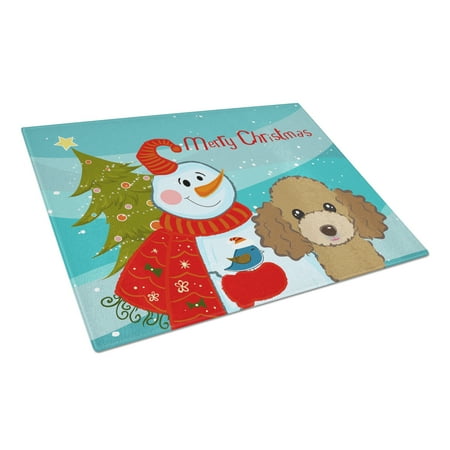Caroline s Treasures BB1876LCB Snowman with Chocolate Brown Poodle Glass Cutting Board Large 12H x 16W multicolor
Caroline s Treasures BB1876LCB Snowman with Chocolate Brown Poodle Glass Cutting Board Large 12H x 16W multicolor