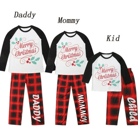 Pudcoco Christmas Family Matching Pajamas Adult Women Kids Baby Long Sleeve Tops Plaid Pants Leggings Sleepwear Nightwear 2Pcs Set
Pudcoco Christmas Family Matching Pajamas Adult Women Kids Baby Long Sleeve Tops Plaid Pants Leggings Sleepwear Nightwear 2Pcs Set