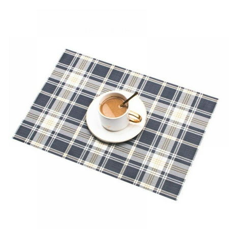 4Pcs/Set Holiday Placemats Buffalo Plaid Placemats Kitchen Mats Blue Plate Mats Black White Plaid Reversible Burlap & Cotton Placemats for Wedding Party Dinner Table Home Decoration 17.1x11.8In
4Pcs/Set Holiday Placemats Buffalo Plaid Placemats Kitchen Mats Blue Plate Mats Black White Plaid Reversible Burlap & Cotton Placemats for Wedding Party Dinner Table Home Decoration 17.1x11.8In