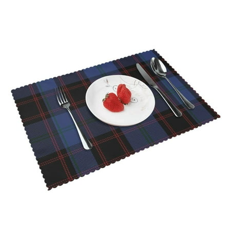 Home Tartan Placemats Set Of 4 Washable Wipeable Place Mats Place Mats For Festival Parties Family Dinner (12 X 18inch)
Home Tartan Placemats Set Of 4 Washable Wipeable Place Mats Place Mats For Festival Parties Family Dinner (12 X 18inch)
