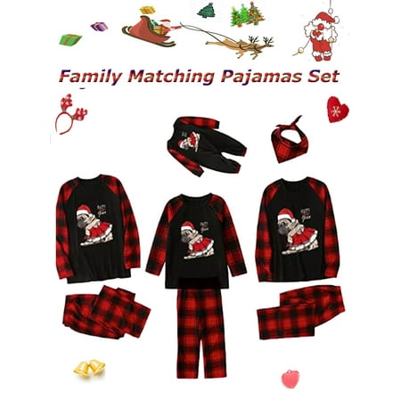 Family Christmas Pajamas Matching Sets Pullover Dog Print Tops Plaid Pants for Adults Kids Dogs Holiday Xmas Jammies Sleepwear
Family Christmas Pajamas Matching Sets Pullover Dog Print Tops Plaid Pants for Adults Kids Dogs Holiday Xmas Jammies Sleepwear