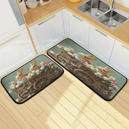 Kitchen Floor Mat 2 Sets Carpet Floor Mat Kitchen Mat Bathroom Mat Living Room Mat Bedroom Mat Absorbent Delicate Fabric No Ball Easter Wagon Bunny
Kitchen Floor Mat 2 Sets Carpet Floor Mat Kitchen Mat Bathroom Mat Living Room Mat Bedroom Mat Absorbent Delicate Fabric No Ball Easter Wagon Bunny