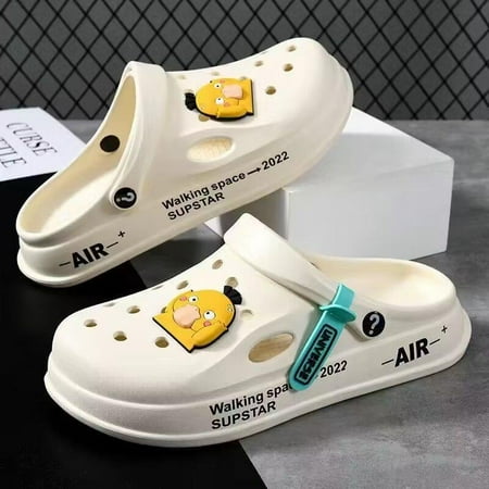 Hole shoes men‘s student thick-soled soft-soled sandals closed toe sandals non-slip beach shoes medical nurse summer couple
Hole shoes men‘s student thick-soled soft-soled sandals closed toe sandals non-slip beach shoes medical nurse summer couple