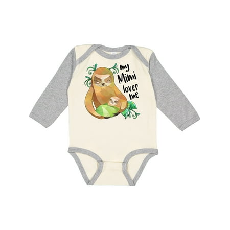 Inktastic My Mimi Loves Me Cute Sloth and Baby Gift Baby Boy or Baby Girl Long Sleeve Bodysuit
Inktastic My Mimi Loves Me Cute Sloth and Baby Gift Baby Boy or Baby Girl Long Sleeve Bodysuit