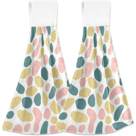 SKYSONIC Hanging Kitchen Towel 12 x 17 Inch Stamp Texture Towel Set 2 Pieces of Dry Towels for Kitchen Bathroom Laundry Room Table
SKYSONIC Hanging Kitchen Towel 12 x 17 Inch Stamp Texture Towel Set 2 Pieces of Dry Towels for Kitchen Bathroom Laundry Room Table