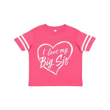 Inktastic I Love My Big Sis in White Chalk Heart Gift Toddler Boy or Toddler Girl T-Shirt
Inktastic I Love My Big Sis in White Chalk Heart Gift Toddler Boy or Toddler Girl T-Shirt