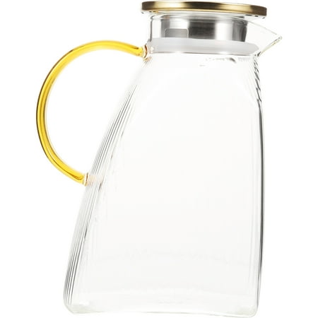 FRCOLOR Large Juice Jug for Refrigerator Side Door Transparent Glass Cold Water Pitcher Beverage Kettle
FRCOLOR Large Juice Jug for Refrigerator Side Door Transparent Glass Cold Water Pitcher Beverage Kettle