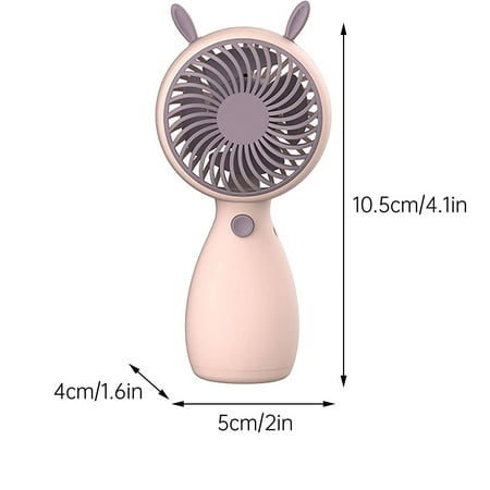 Up to 65% Off Dvkptbk Small Electric Fan Handheld Portable Rechargeable Mini Student Handheld Dormitory Class for Home Daily Life
