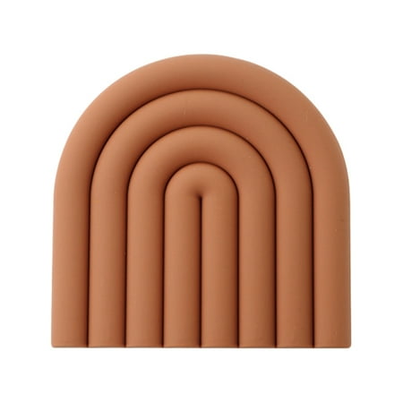 Silicone Heat Insulation Pad Flexible Rainbow Coaster Tableware Placemat Pot Holder for Home Kitchen
Silicone Heat Insulation Pad Flexible Rainbow Coaster Tableware Placemat Pot Holder for Home Kitchen