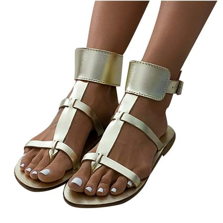 Thong Sandals for Women Fashion Clip Toe Ankle Strap Gladiator Shoes Casual Summer Lightweight Comfortable Walking Flats
Thong Sandals for Women Fashion Clip Toe Ankle Strap Gladiator Shoes Casual Summer Lightweight Comfortable Walking Flats