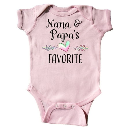 Inktastic Nana and Papa s Favorite- Heart Grandchild Gift Baby Boy or Baby Girl Bodysuit
Inktastic Nana and Papa s Favorite- Heart Grandchild Gift Baby Boy or Baby Girl Bodysuit