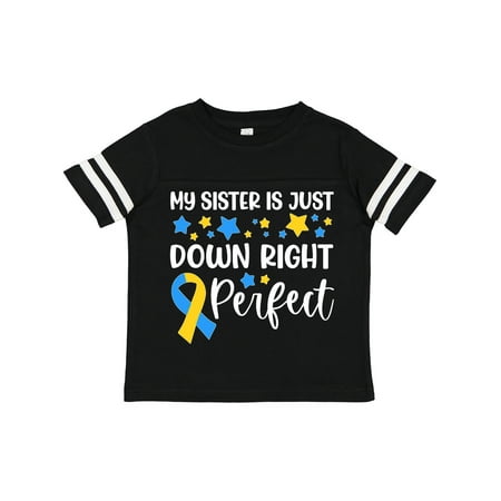 Inktastic My Sister is Just Down Right Perfect- Down Syndrome Awareness Ribbon Gift Toddler Boy or Toddler Girl T-Shirt
Inktastic My Sister is Just Down Right Perfect- Down Syndrome Awareness Ribbon Gift Toddler Boy or Toddler Girl T-Shirt