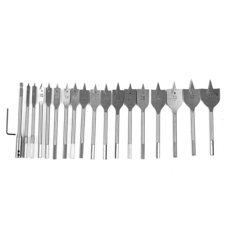 Wood Flat Drill Sets 6mm-38mm Steel Woodworking Spade Drill Bits Hex Shank Flat Drill Hole Puncher Sets Woodworking Tool
Wood Flat Drill Sets 6mm-38mm Steel Woodworking Spade Drill Bits Hex Shank Flat Drill Hole Puncher Sets Woodworking Tool
