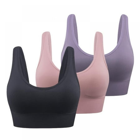 Xmarks Quick Dry Sports Bras for Women - Shockproof Ultra-Soft Breathable Athletic Crop Top Wirefree Comfort Padded Fitness Running Vest Bras(3-Packs)
Xmarks Quick Dry Sports Bras for Women - Shockproof Ultra-Soft Breathable Athletic Crop Top Wirefree Comfort Padded Fitness Running Vest Bras(3-Packs)