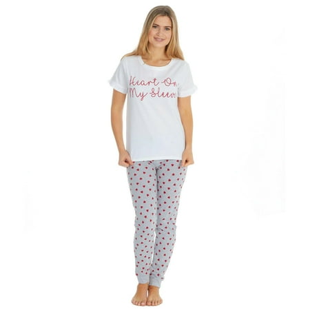 Womens Heart On My Sleeve Summer Pajama Set - Medium = US 8-10 / UK 12-14
Womens Heart On My Sleeve Summer Pajama Set - Medium = US 8-10 / UK 12-14