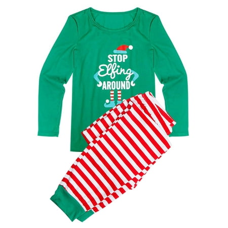 ELENXS Christmas Comfortable Sleepwear Holiday Xmas Printed Loungewear Stripe Pajamas Family Matching Nightgown
ELENXS Christmas Comfortable Sleepwear Holiday Xmas Printed Loungewear Stripe Pajamas Family Matching Nightgown