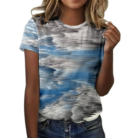 Scrub Tops for Women Summer Short Sleeve O Neck Tee Flower Printed Shirts T Shirt Top
Scrub Tops for Women Summer Short Sleeve O Neck Tee Flower Printed Shirts T Shirt Top