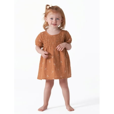 Modern Moments by Gerber Baby Girl Gauze Dress with Diaper Cover 2-Piece Sizes 0/3M -24M
Modern Moments by Gerber Baby Girl Gauze Dress with Diaper Cover 2-Piece Sizes 0/3M -24M