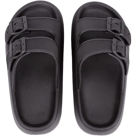 CoCopeaunt Double Buckle Sandals Thick Sole Adjustable Buckles Cloud Slides Slippers For Women Man
CoCopeaunt Double Buckle Sandals Thick Sole Adjustable Buckles Cloud Slides Slippers For Women Man