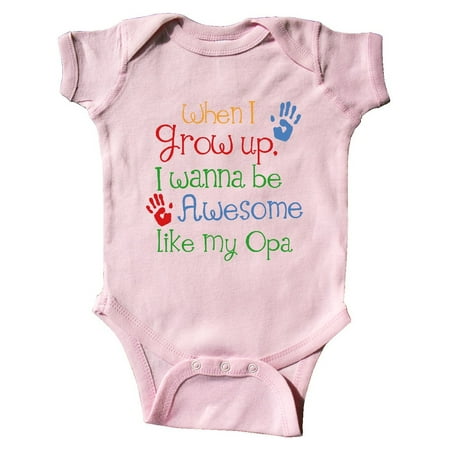 Inktastic Awesome Like My Opa Gift Baby Boy or Baby Girl Bodysuit