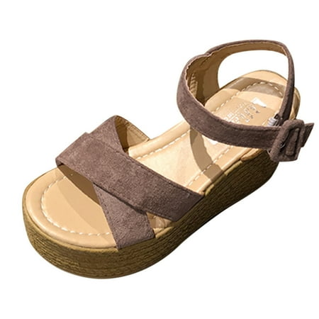 Women Wedge Sandals Summer Open Toe Straight Strap Sandals Versatile Solid Flat Soled Thick Soled Sandals Fashion Roman Sandals
Women Wedge Sandals Summer Open Toe Straight Strap Sandals Versatile Solid Flat Soled Thick Soled Sandals Fashion Roman Sandals
