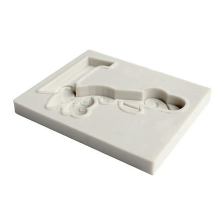 3D Fondant Chocolate Mould Auspicious Clouds Number Resin Mold Baking Decor Mold