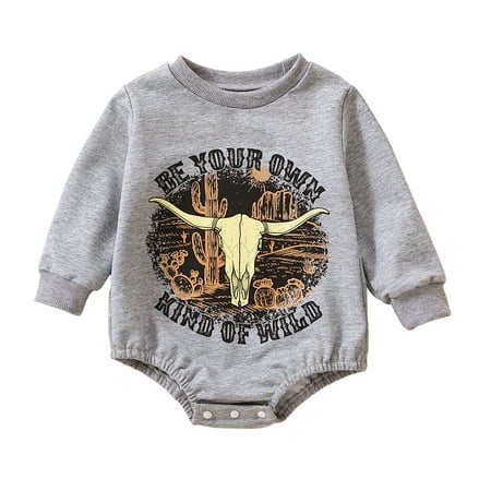 sdghg Baby Boy Romper Long Sleeve Crew Neck Bull Head Print Fall Bodysuit for Casual Daily
sdghg Baby Boy Romper Long Sleeve Crew Neck Bull Head Print Fall Bodysuit for Casual Daily