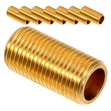 8pcs Lamp Pipe M10 Hollowed Lamp Rod Extension Rod Coupling DIY Repair Part