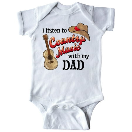 Inktastic I Listen to Country Music with my Dad Guitar and Hat Gift Baby Boy or Baby Girl Bodysuit
Inktastic I Listen to Country Music with my Dad Guitar and Hat Gift Baby Boy or Baby Girl Bodysuit