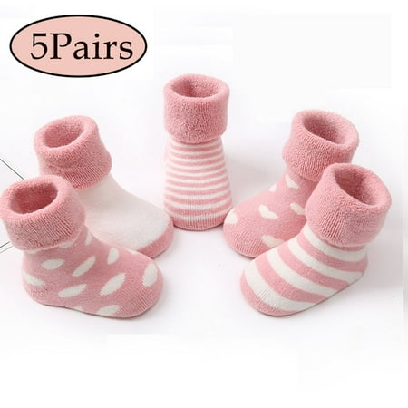 AAOMASSR 5 Pairs Baby Non Slip Socks Baby Boys Winter Warm Socks With Grips For Baby Girls Thick Socks For Baby Girls Boys Fit 1-3 Years Old
AAOMASSR 5 Pairs Baby Non Slip Socks Baby Boys Winter Warm Socks With Grips For Baby Girls Thick Socks For Baby Girls Boys Fit 1-3 Years Old