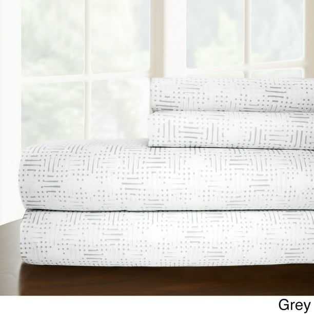 Amrapur Overseas Amraupur Overseas Geo Printed 4-piece Sheet Set