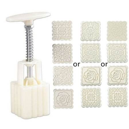CHOMOEN Plastic Mooncake Mold 100g Rose Square Stamps Biscuit Cookie Cutter Mould DIY
CHOMOEN Plastic Mooncake Mold 100g Rose Square Stamps Biscuit Cookie Cutter Mould DIY