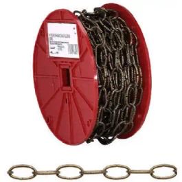 Campbell Chain Campbell Chain 0722006 Decorator Chain #10 By 40 Foot Antique Copper On Steel
Campbell Chain Campbell Chain 0722006 Decorator Chain #10 By 40 Foot Antique Copper On Steel