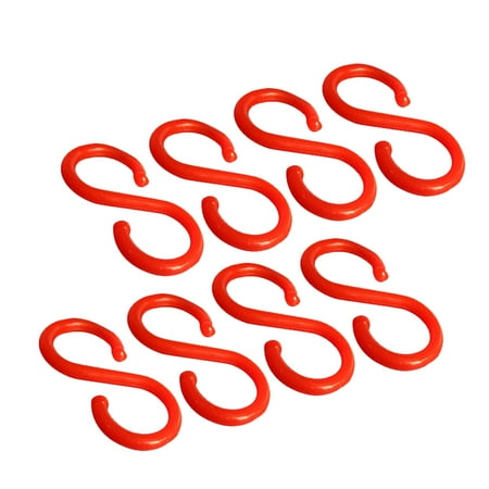 200pcs S Shape Hanging Hooks Multi-functional Practical Sundries Hook Household Hook for Home Shop (Red)
200pcs S Shape Hanging Hooks Multi-functional Practical Sundries Hook Household Hook for Home Shop (Red)