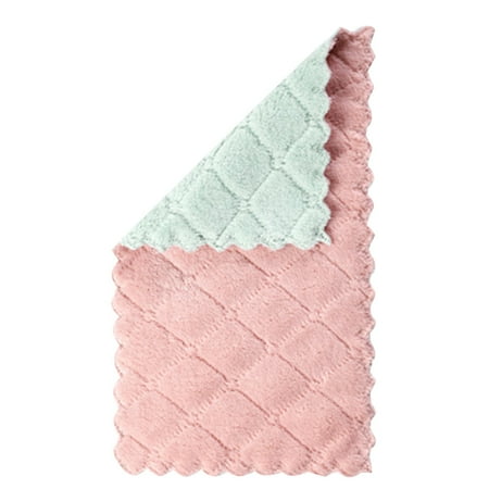 Cloth Microfiber Cleaning Towel Absorbent Dishcloth Teacup Drying Rug Kitchen Washing Supplies Pink and Green
Cloth Microfiber Cleaning Towel Absorbent Dishcloth Teacup Drying Rug Kitchen Washing Supplies Pink and Green