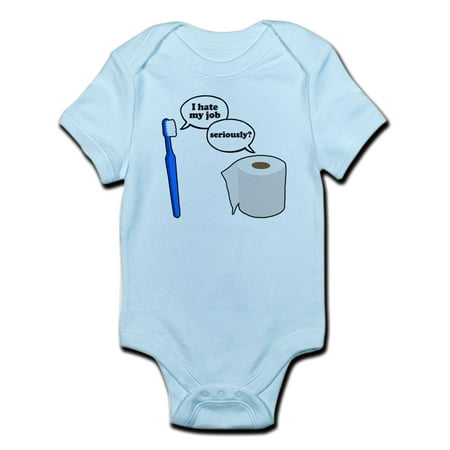 CafePress - I Hate My Job - Baby Light Bodysuit