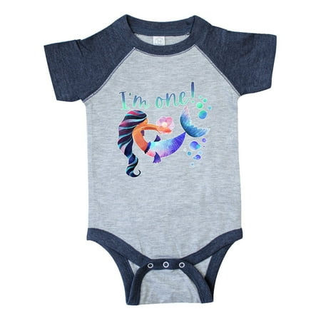 Inktastic I m One! 1st Birthday Pink and Blue Mermaid Gift Baby Boy or Baby Girl Bodysuit
Inktastic I m One! 1st Birthday Pink and Blue Mermaid Gift Baby Boy or Baby Girl Bodysuit