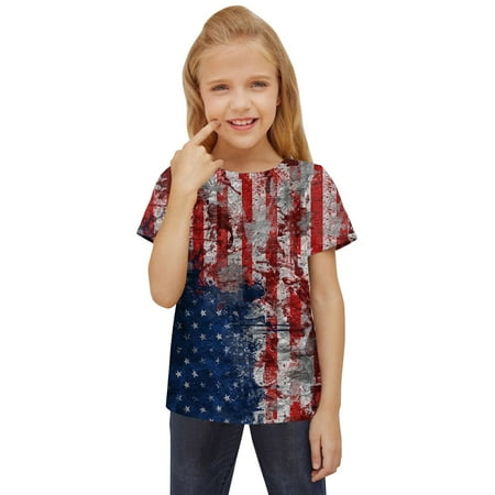 Independence Day For Children Toddler 3D Graphic Printed Tees Boys Girls Novelty Short Sleeve T Shirts Unisex Casual Girls Short Sleeve Kids Casual Soft Blouse 4Th Of July Tops Shirt Blue 160
Independence Day For Children Toddler 3D Graphic Printed Tees Boys Girls Novelty Short Sleeve T Shirts Unisex Casual Girls Short Sleeve Kids Casual Soft Blouse 4Th Of July Tops Shirt Blue 160