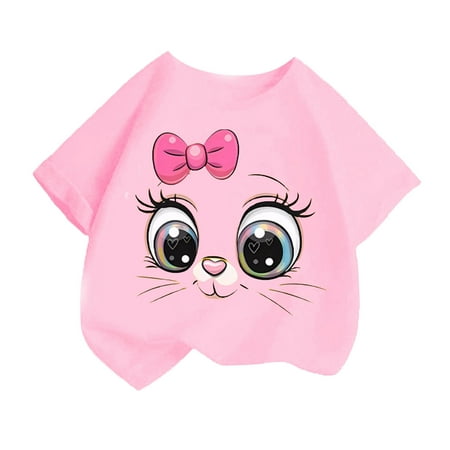 CAHOLEI Kid Girls Cute Printed Round Neck Short Sleeve Tee Summer Casual Loose Fashion T Shirt Tops -Pink 6-8 Years
CAHOLEI Kid Girls Cute Printed Round Neck Short Sleeve Tee Summer Casual Loose Fashion T Shirt Tops -Pink 6-8 Years