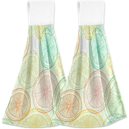 SKYSONIC Hanging Kitchen Towel 12 x 17 Inch Fruit Lemon Towel Set 2 Pieces of Dry Towels for Kitchen Bathroom Laundry Room Table
SKYSONIC Hanging Kitchen Towel 12 x 17 Inch Fruit Lemon Towel Set 2 Pieces of Dry Towels for Kitchen Bathroom Laundry Room Table