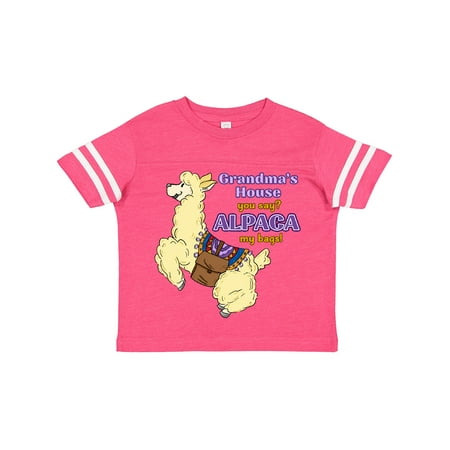 Inktastic Cute Jumping Alpaca-Grandma s House You Say ALPACA My Bags! Boys or Girls Toddler T-Shirt
Inktastic Cute Jumping Alpaca-Grandma s House You Say ALPACA My Bags! Boys or Girls Toddler T-Shirt