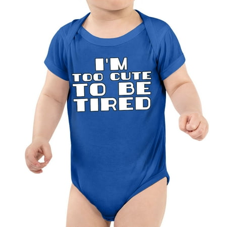 Too Cute Baby Jersey Onesie - Themed Baby Bodysuit - Cool Baby One-Piece