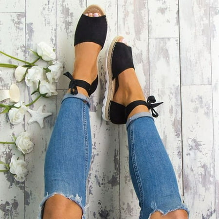 Shldybc Wedge Sandals for Women Women s Solid Bandage Casual Vacation Open Toe Beach Sandals Summer Savings Clearance
Shldybc Wedge Sandals for Women Women s Solid Bandage Casual Vacation Open Toe Beach Sandals Summer Savings Clearance