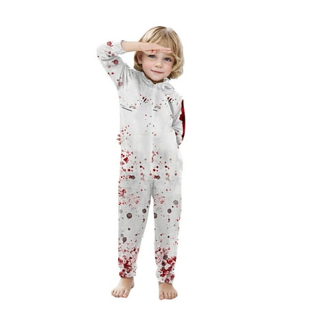 Pitauce Matching Family Halloween Hooded Romper Long Sleeve Zipper Up One Piece Loungewear Graphic Printed Onesie Jumpsuit Holiday Family Outfits with Pockets
Pitauce Matching Family Halloween Hooded Romper Long Sleeve Zipper Up One Piece Loungewear Graphic Printed Onesie Jumpsuit Holiday Family Outfits with Pockets