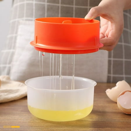 kitwin Egg Separator Egg White and Yolk Separator Large Capacity Yolk White Separator Durable Egg White Filter Storage Box Egg Yolk Protein Filter Kitchen Accessories for Kitchen Baking
kitwin Egg Separator Egg White and Yolk Separator Large Capacity Yolk White Separator Durable Egg White Filter Storage Box Egg Yolk Protein Filter Kitchen Accessories for Kitchen Baking