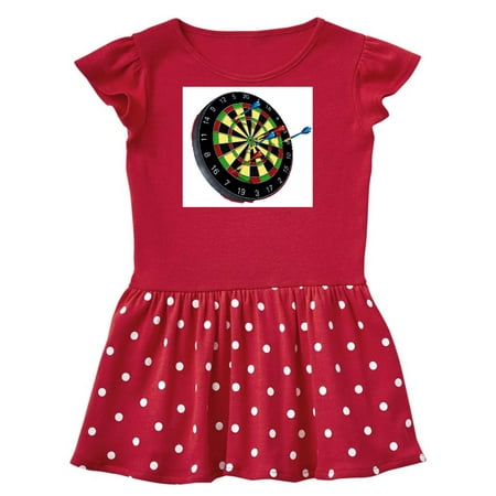 Inktastic Dart Board Gift Toddler Girl Dress