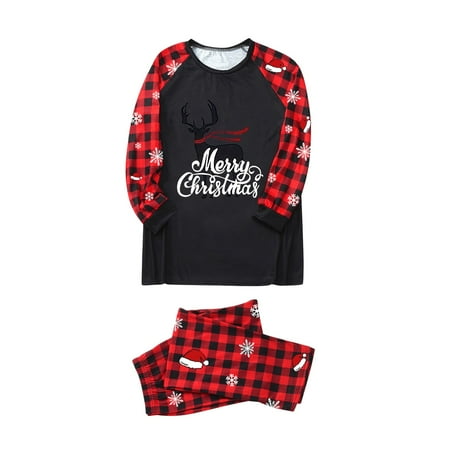JDEFEG Family Pajamas with Dog Parent Child Women Mom Outfit Merry Christmas Plaid Print Parent Child Plaid Long Sleeved Trousers Pajama Set Grandma Christmas Pajamas for Family Black L
JDEFEG Family Pajamas with Dog Parent Child Women Mom Outfit Merry Christmas Plaid Print Parent Child Plaid Long Sleeved Trousers Pajama Set Grandma Christmas Pajamas for Family Black L