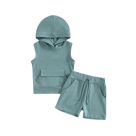 Toddler Baby Boys Clothes Set Pants Suit Solid Hooded Sleeveless Vest Tops Drawstring Shorts 2PCS Outfits
Toddler Baby Boys Clothes Set Pants Suit Solid Hooded Sleeveless Vest Tops Drawstring Shorts 2PCS Outfits