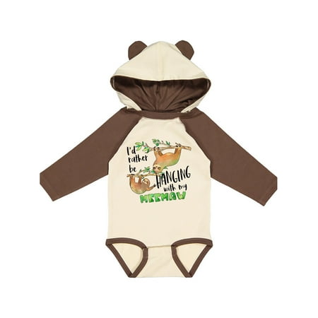 Inktastic Id Rather Be Hanging with my Meemaw- Cute Sloths Gift Baby Boy or Baby Girl Long Sleeve Bodysuit
Inktastic Id Rather Be Hanging with my Meemaw- Cute Sloths Gift Baby Boy or Baby Girl Long Sleeve Bodysuit
